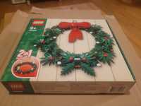LEGO Okolicznościowe 40426 - Bożonarodzeniowy wieniec 2 w 1