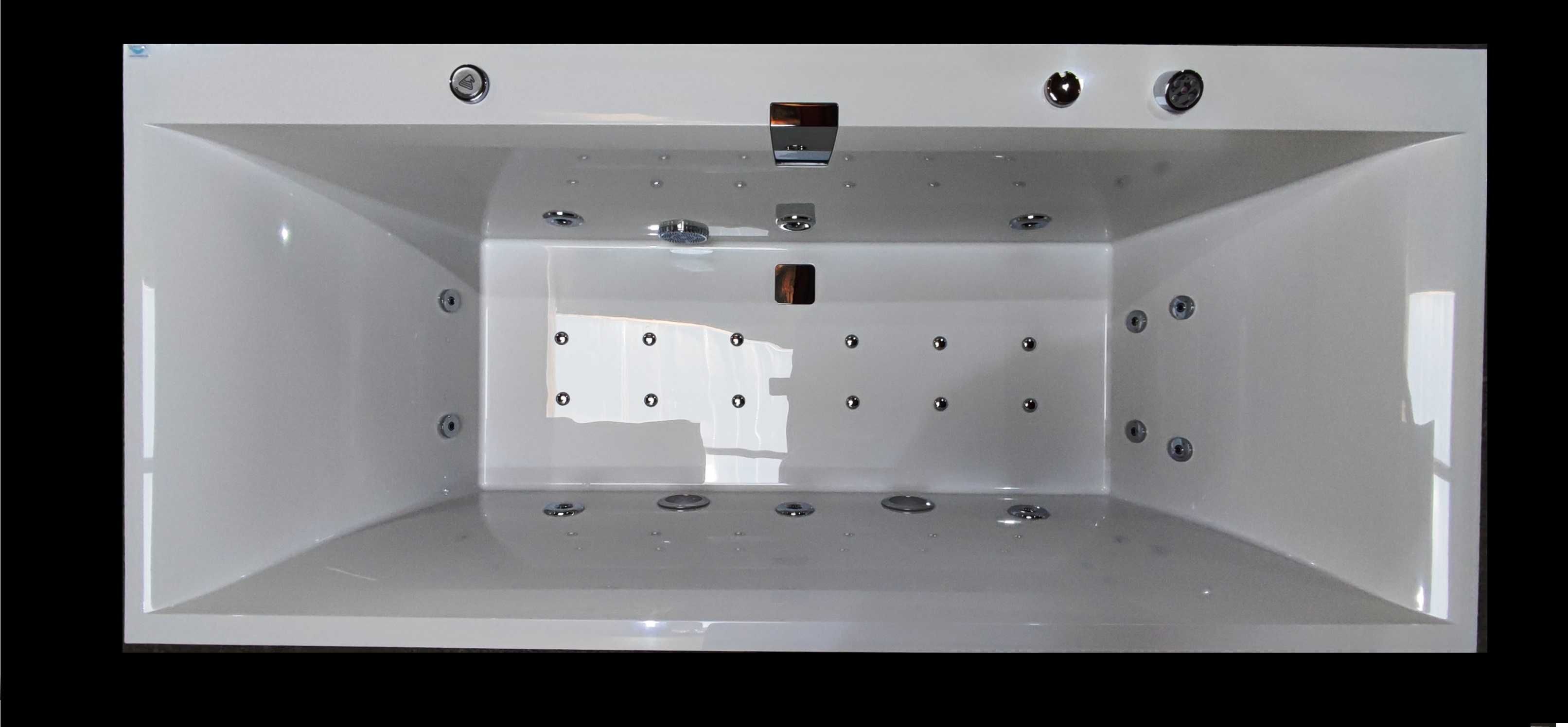 Wanna Villeroy&Boch Squaro 180x80 z hydromasażem
