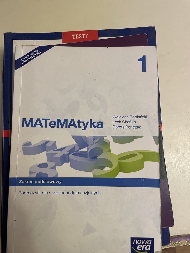 matematyka klasa 1 zakres podstawowy