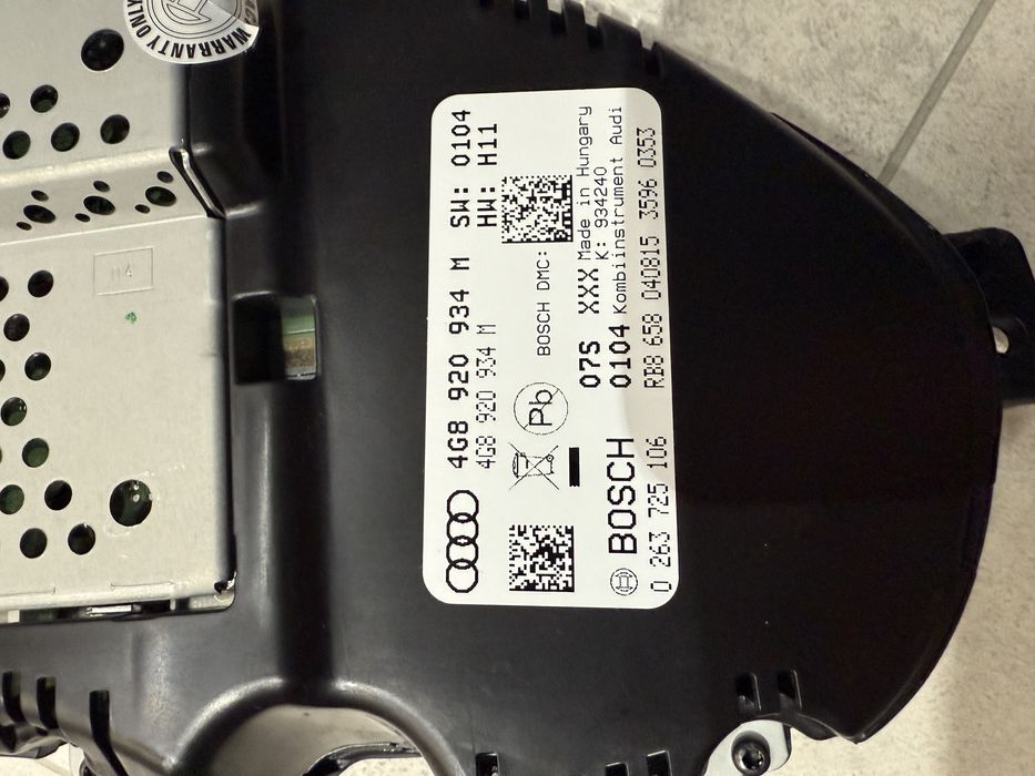 Audi A7 S7 RS7 панель приладів, щиток приладів