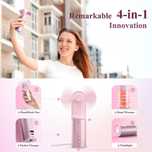 Przenośny wentylator 4w1 powerbank, wentylator, grzejnik, latarka