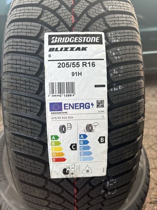 205/55 R16 91H Bridgestone Blizzak6 зима