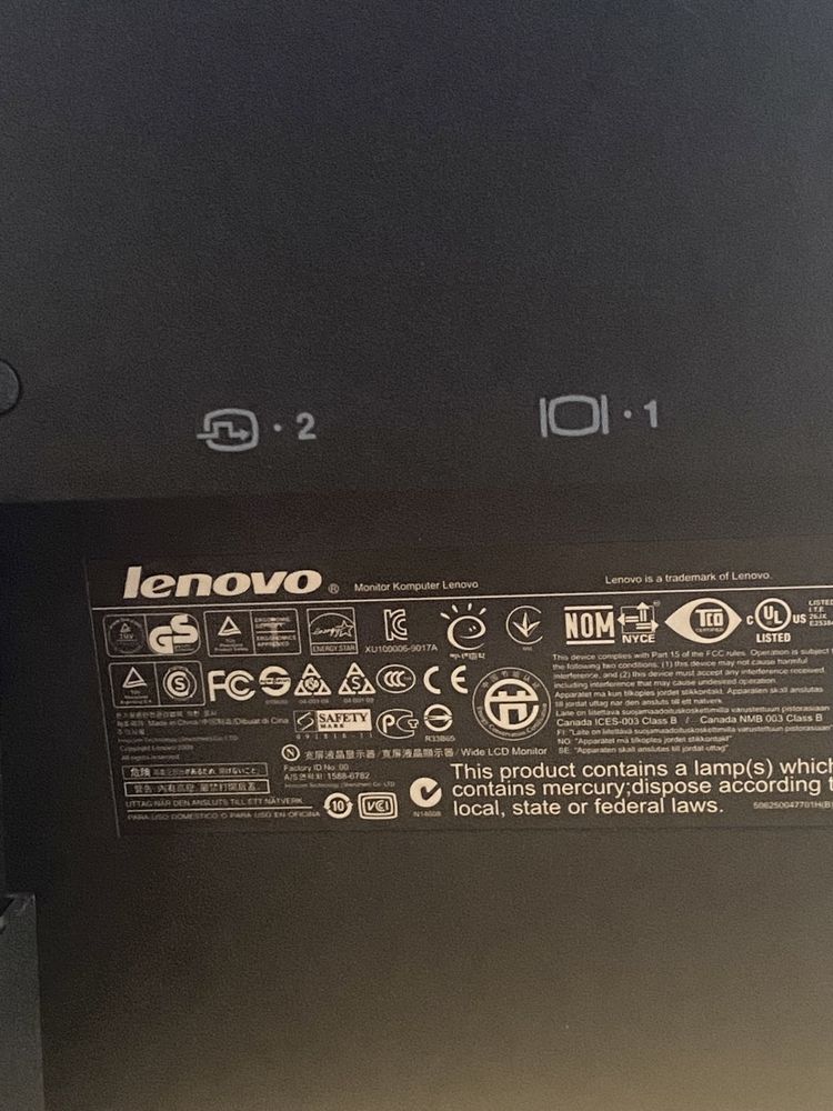 Monitor Lenovo Thinkvision