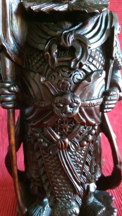 Escultura  em madeira século  XIX uma obra de arte portes grátis.