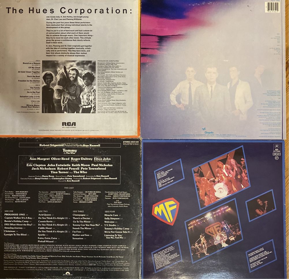 Лот платівок The Who,Icehouse,The Huse corporation, Mother Finest