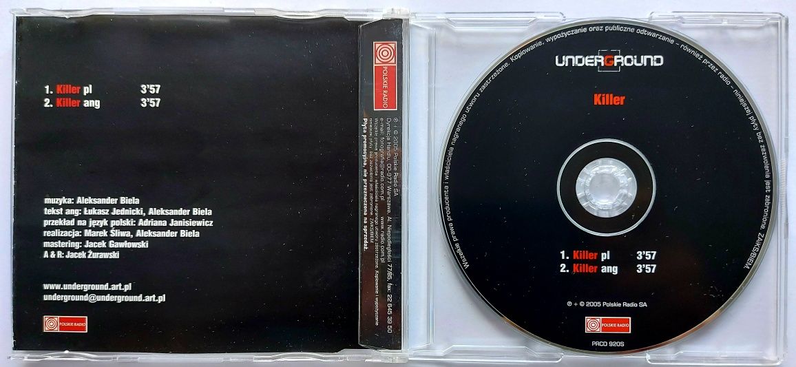 CDs Underground Killer 2005r