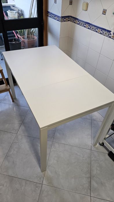Mesa branca extensivel Vangsta ikea