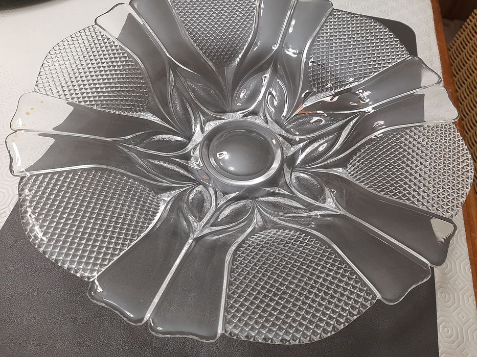 Taça em vidro, fruteira