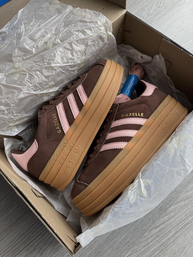 Оригинальные Adidas Gazelle Bold Icey Pink Auburn (NEW IN BOX)