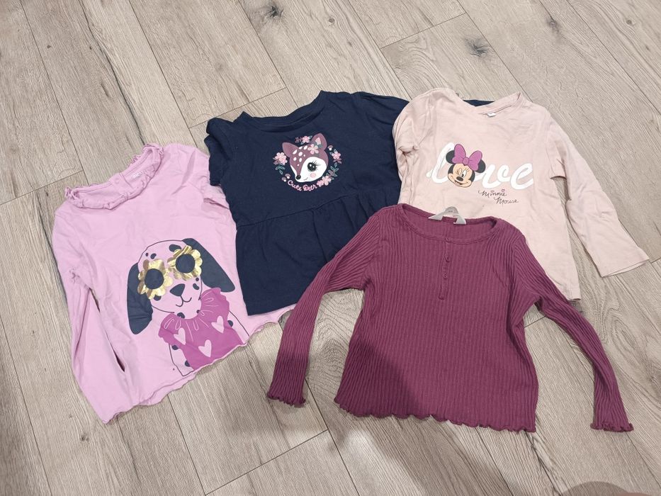 Bluzki z długim rękawem 98/104