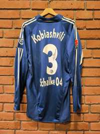 Adidas Koszulka Piłkarska Schalke 04 2004/2005 Kobiashivili Podpisana