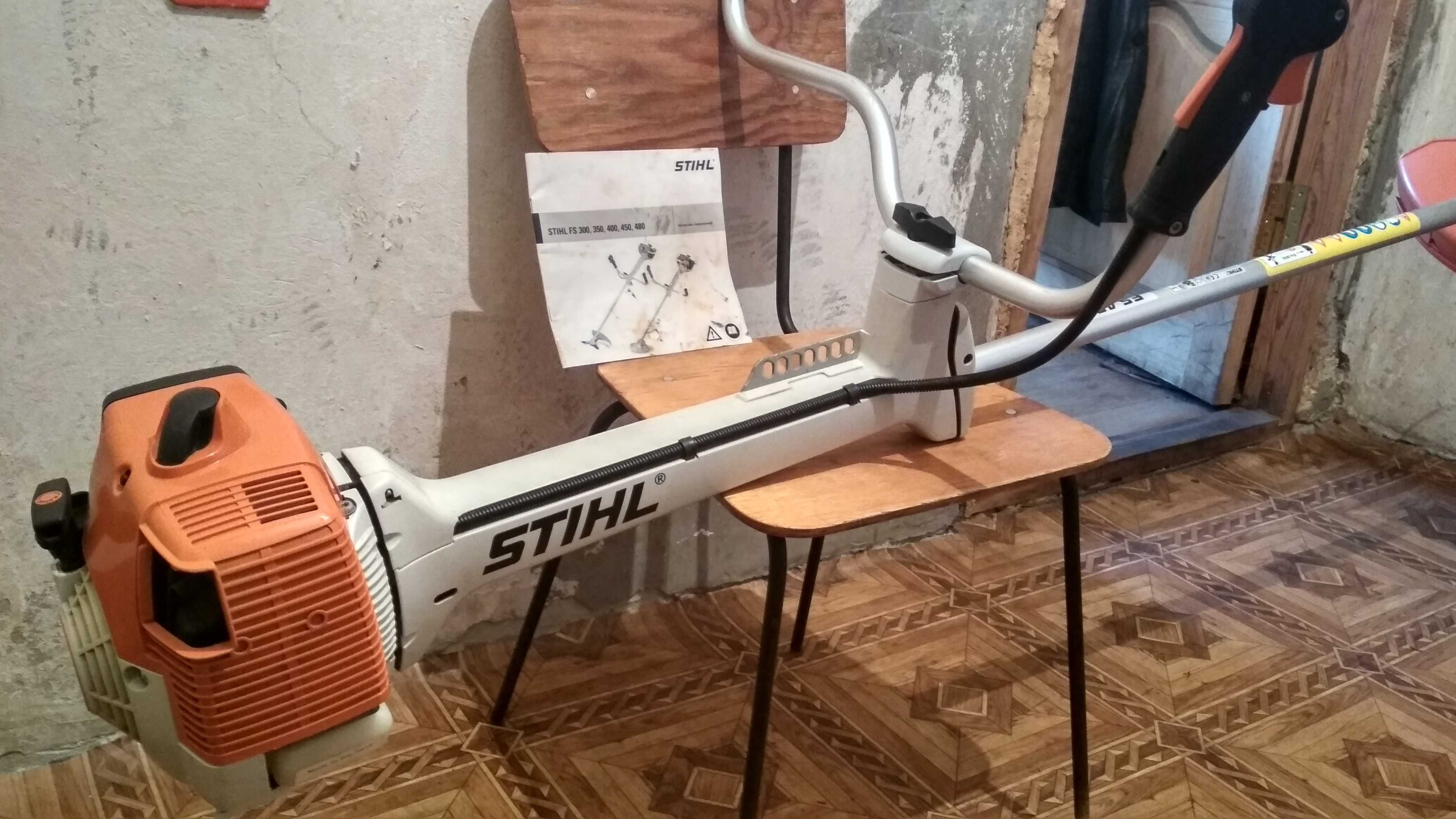 Мощный профессиональный кусторез ШТИЛЬ STIHL FS 400 (бензокоса)