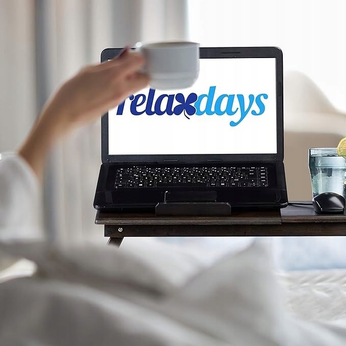 Stolik na laptopa Relaxdays, 24 x 60 x 35 cm , regulacja wysokości