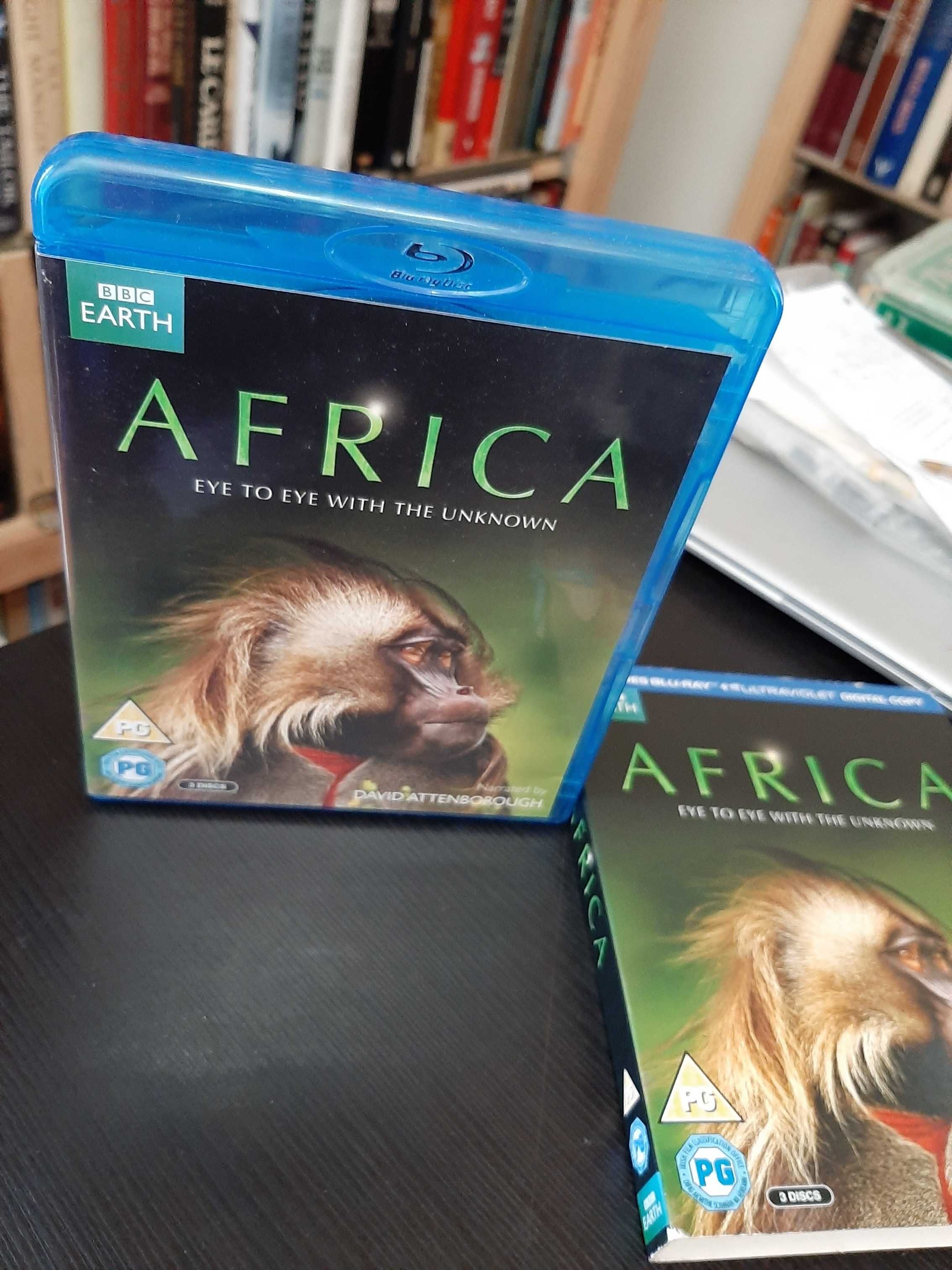 Africa - narrado por David Attenborough - BBC Earth - 3 Discos Blu Ray