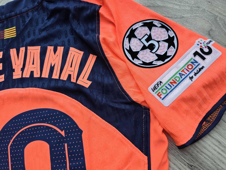 koszulka FC BARCELONA trzecia! 25/26 L YAMAL 10 Total90 meczowa M slim