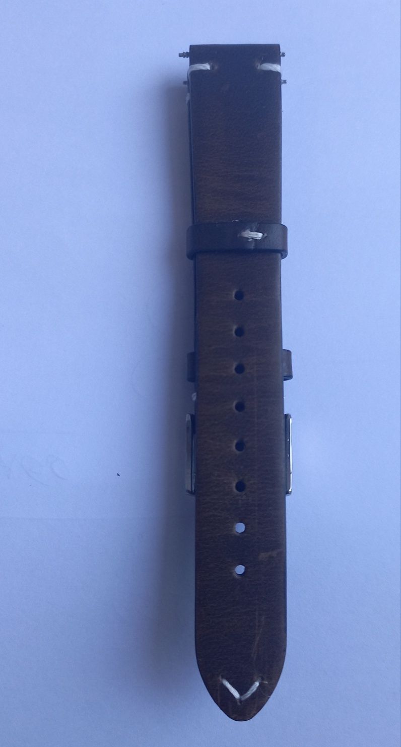 Bracelete relogio 18 mm, fivela Omega, prateada.
