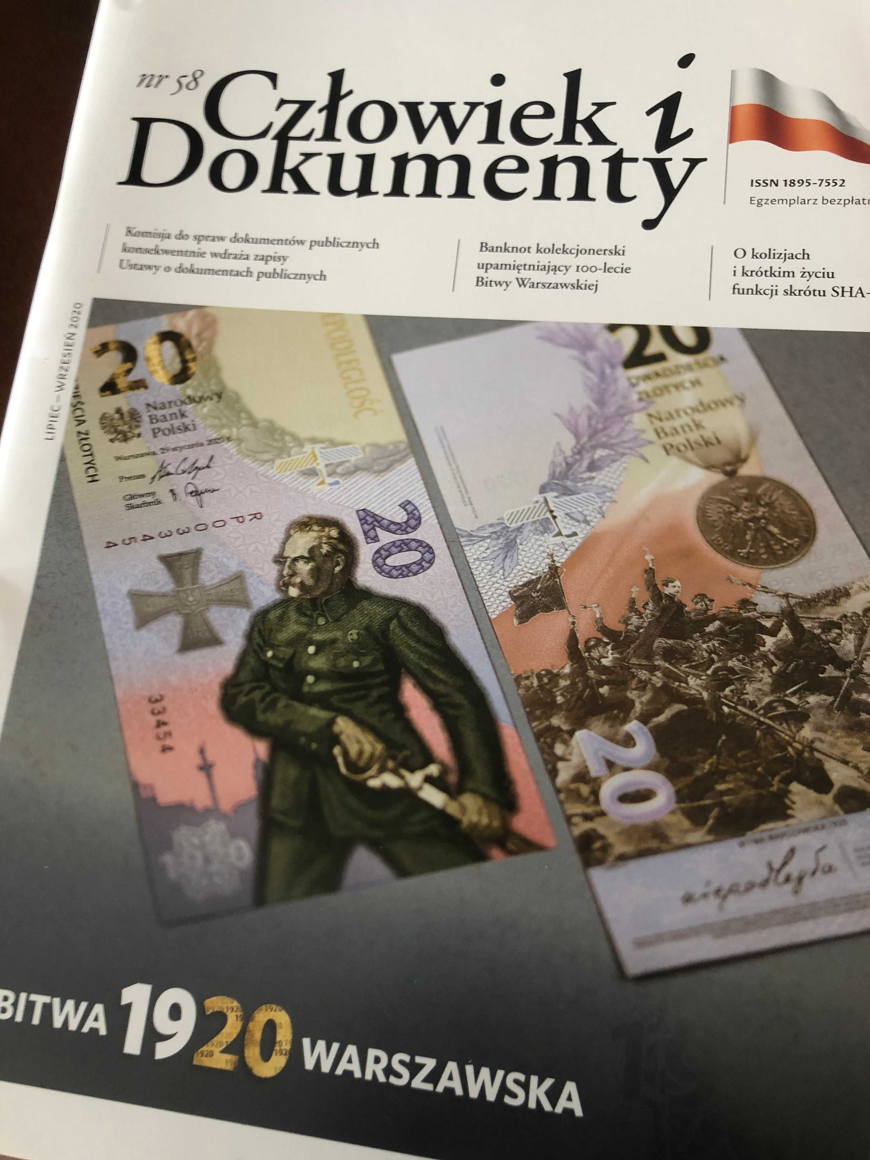 Magazyn PWPW opisujący banknot Bitwa Warszawska