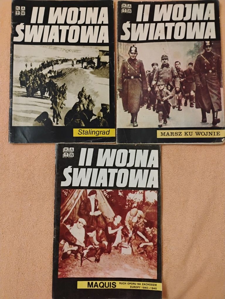 II wojna światowa zeszyty PRL Stalingrad Maquis Marsz ku wojnie