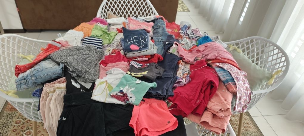 Lote de roupa menina - 5-6 anos (primavera/verão)