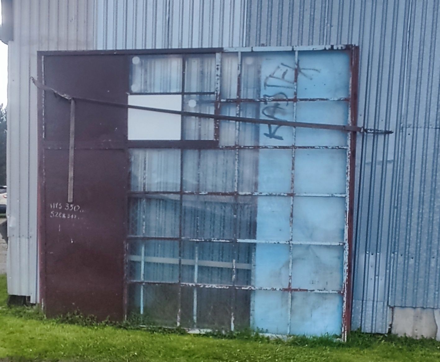 Brama garażowa drzwi do warsztatu stodoły wiaty 350x310