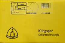 Krążki ścierne 100 szt. na rzep 150 mm Klingspor