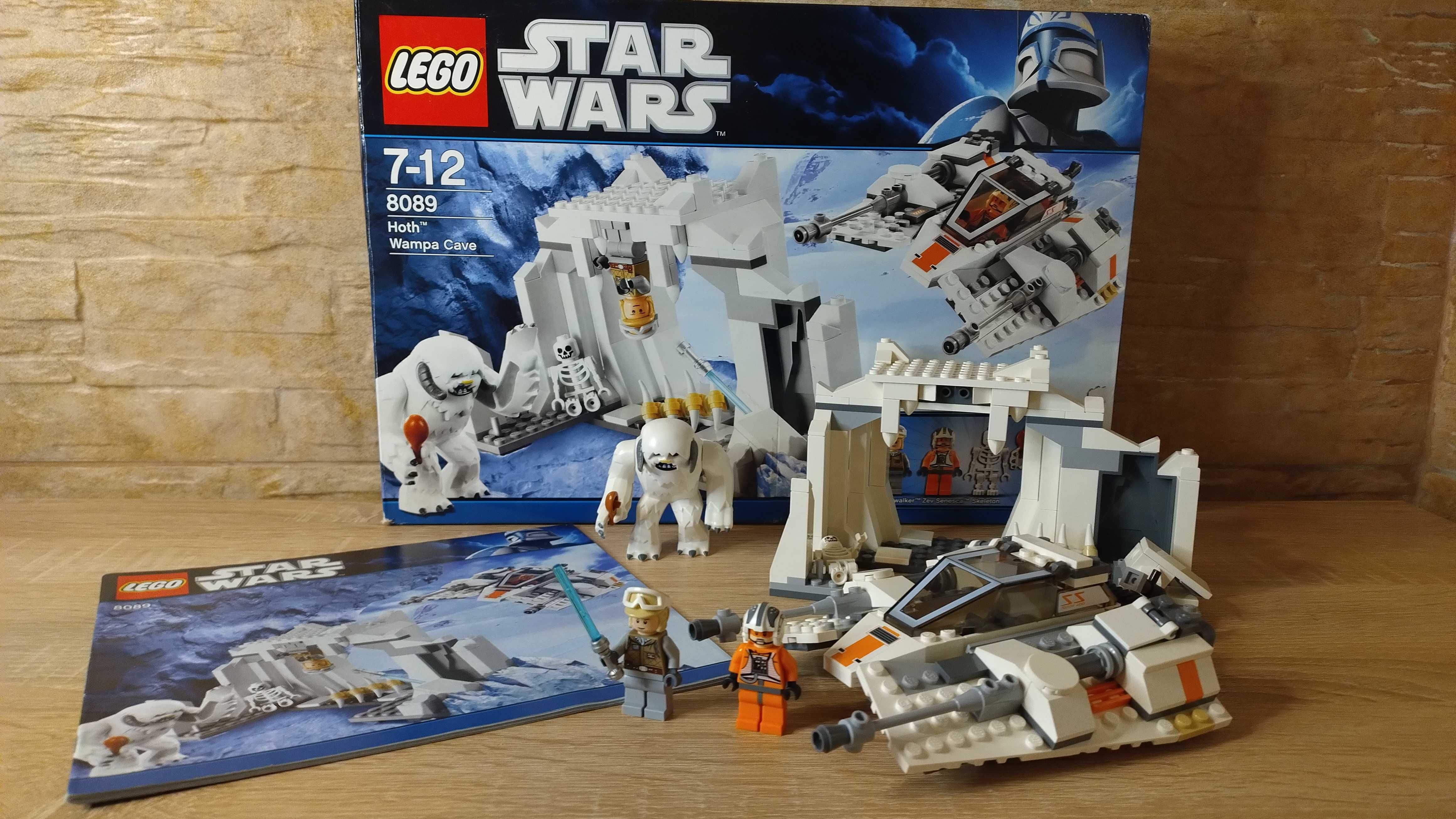 Lego 8089 Hoth Wampa Cave Używane 100% Kompletne IDEAŁ
