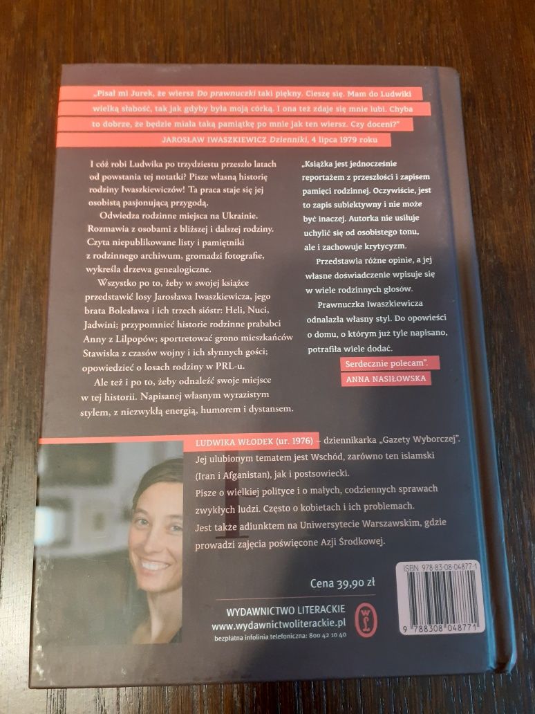 Pra. o rodzinie Iwaszkiewiczów  Ludwika Włodek