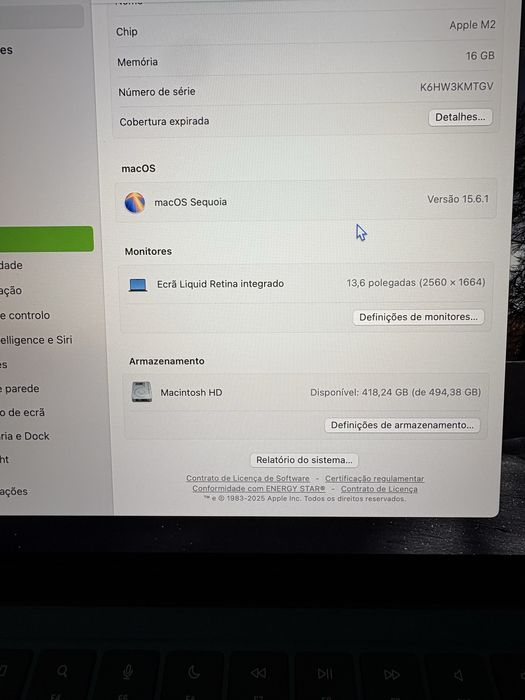Macbook 14” Apple M2 16Gb 500Gb