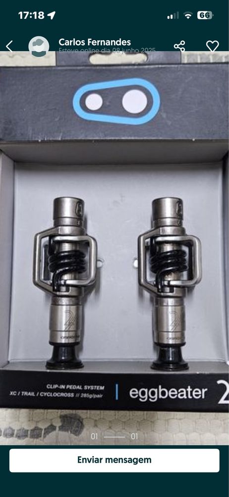 Pedais encaixe crank brothers