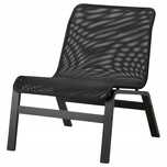 Fotel Ikea Czarny Nolmyra
