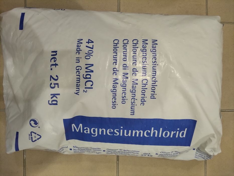Магній хлористий  25 кг Бішофіт, магнію хлорид Німеччина
Вміст основно