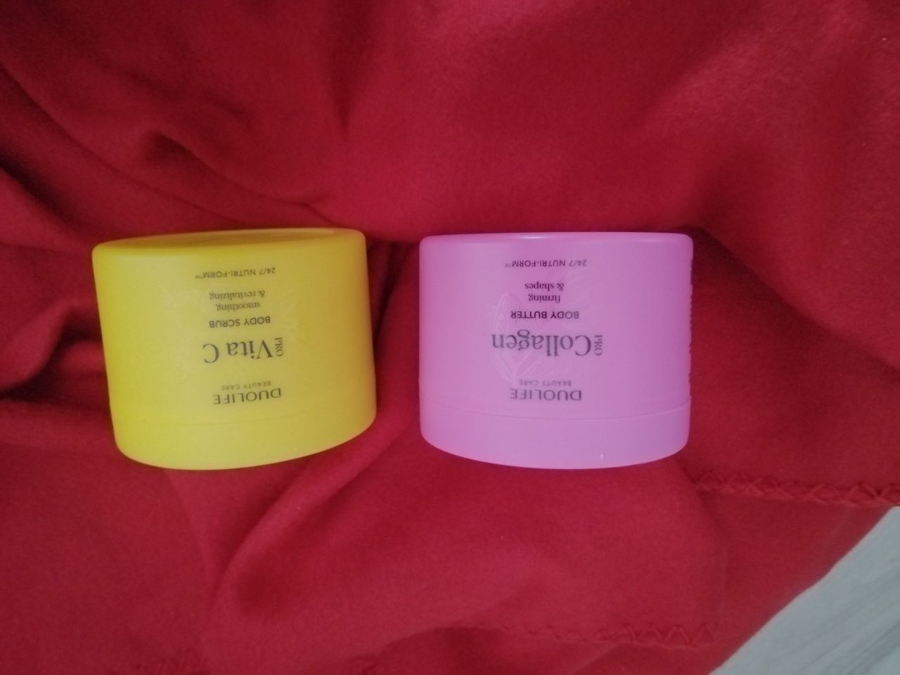 Collagen butter Masełko Collagenowe DuoLife oraz Scrub Vit C do Ciała