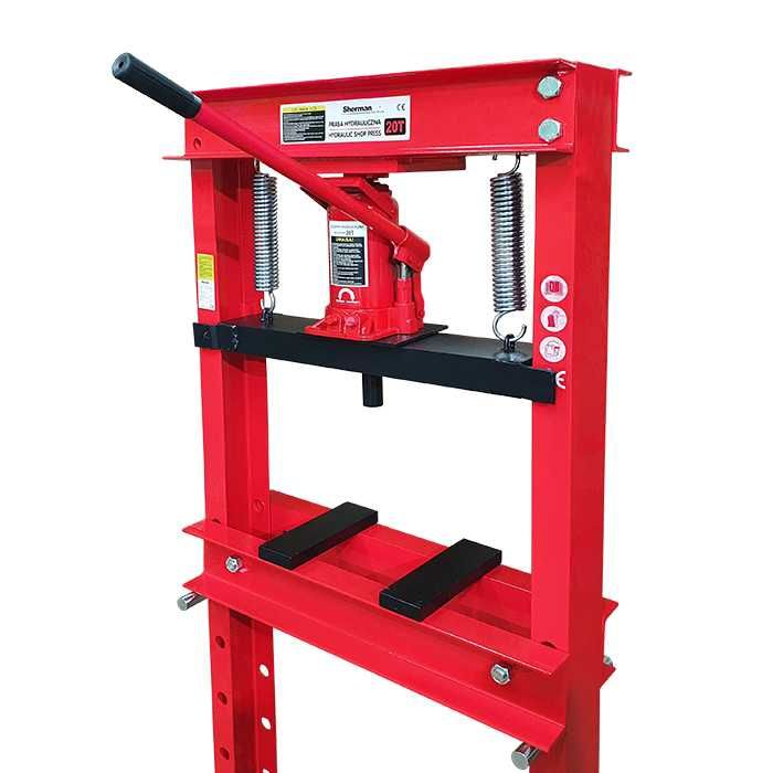Prasa hydrauliczna warsztatowa 20 t ton + pryzmy PH2 - NOWA