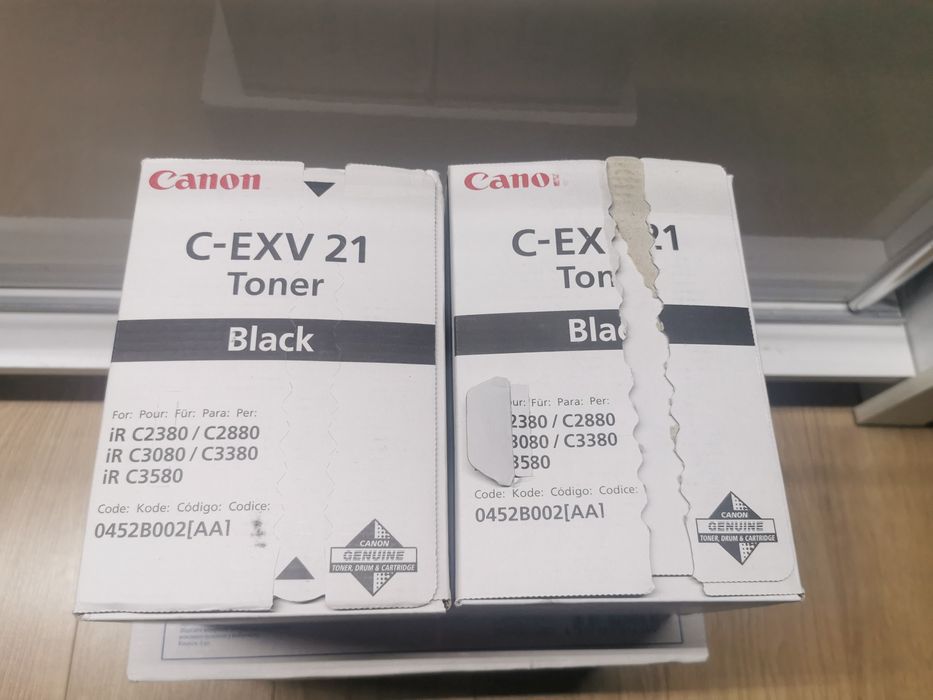 Sprzedam tonery oryginalne Canon C-EXV21 kolor BK C Y M