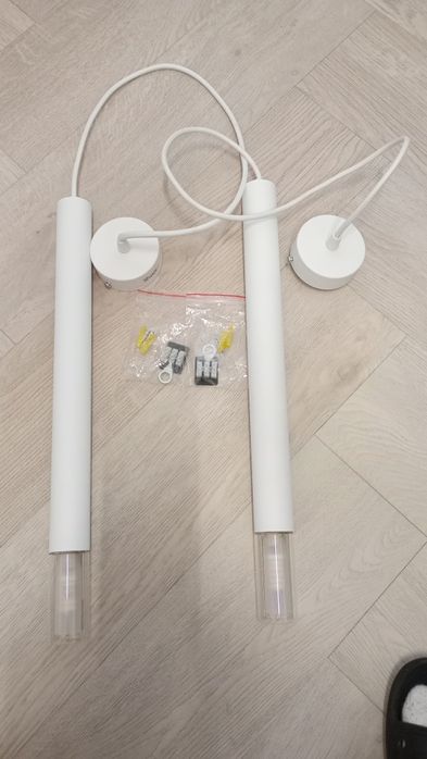 Dwie lampy pojedyncze SOLLUX LIGHTING WEZYR 1 białe