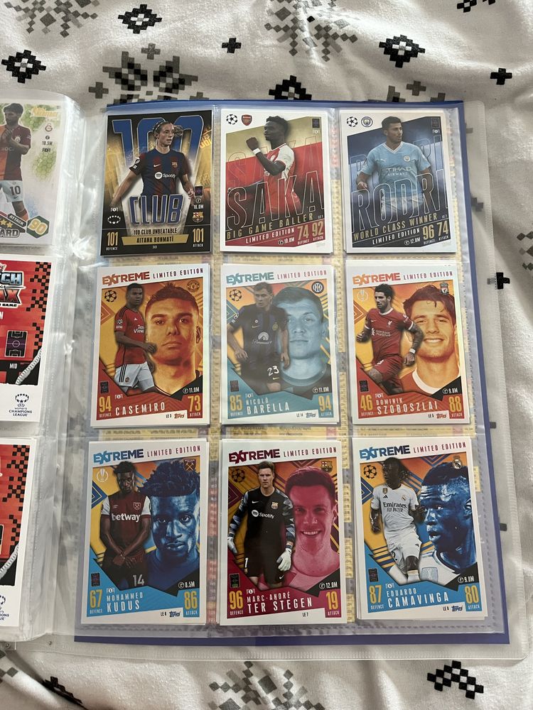 Album TOPPS Match Attax Extra 2023/24 - !! 97% kompletności !!