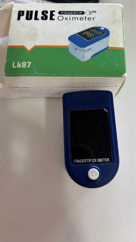 Oxímetro De Pulso Fingertip Yuysan Lk87 Tela Led Azul