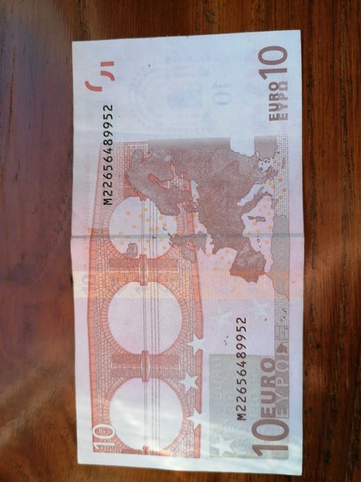 Nota de 10 euros da primeira série
