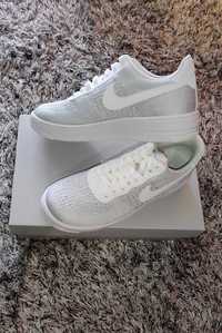 Nike Air Force 1 Flyknit 2.0 White/Pure Platinum Rozmiar 40.5