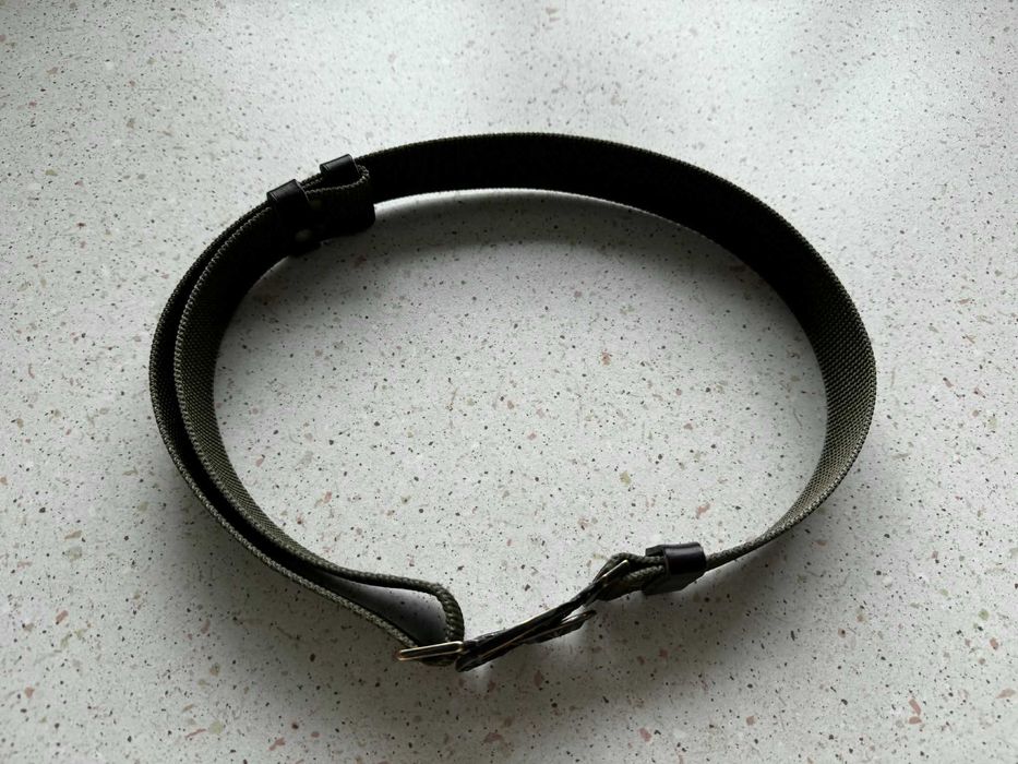 Pas harcerski regulowany, zielony, do 90 cm w pasie