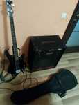 бас гитара Ibanez gsr180, комбоусилитель fender rumble 100, аксессуары