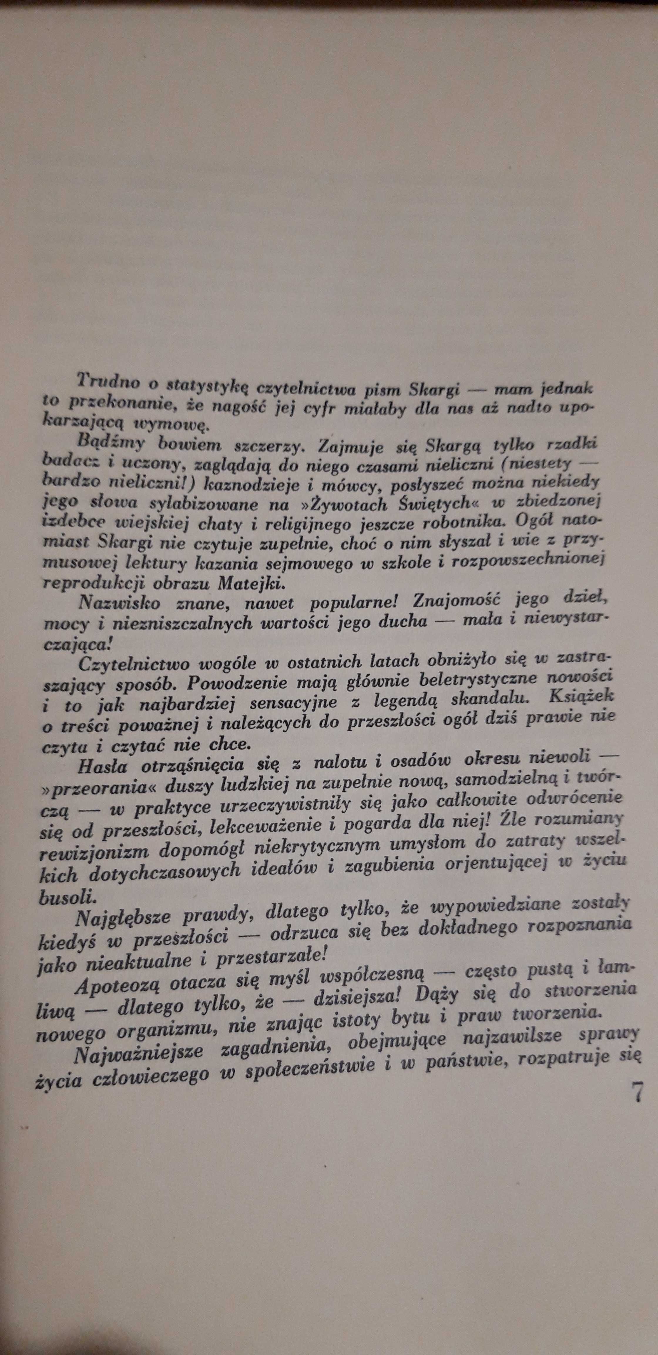 SKARGA Pośród Nas. Ustępy z Pism -Kraków1936,egz. num.,Nr 65