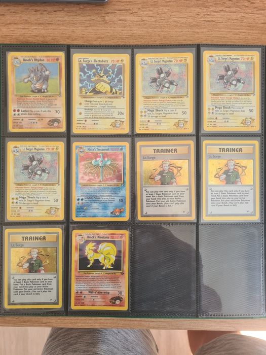 Cartas Pokemon Holográficas 2000 Gym Heroes, Gym Challenge, Neo...