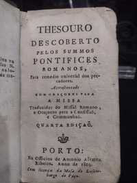 Thesouro descoberto pelos summos Pontifices Romanos 1804