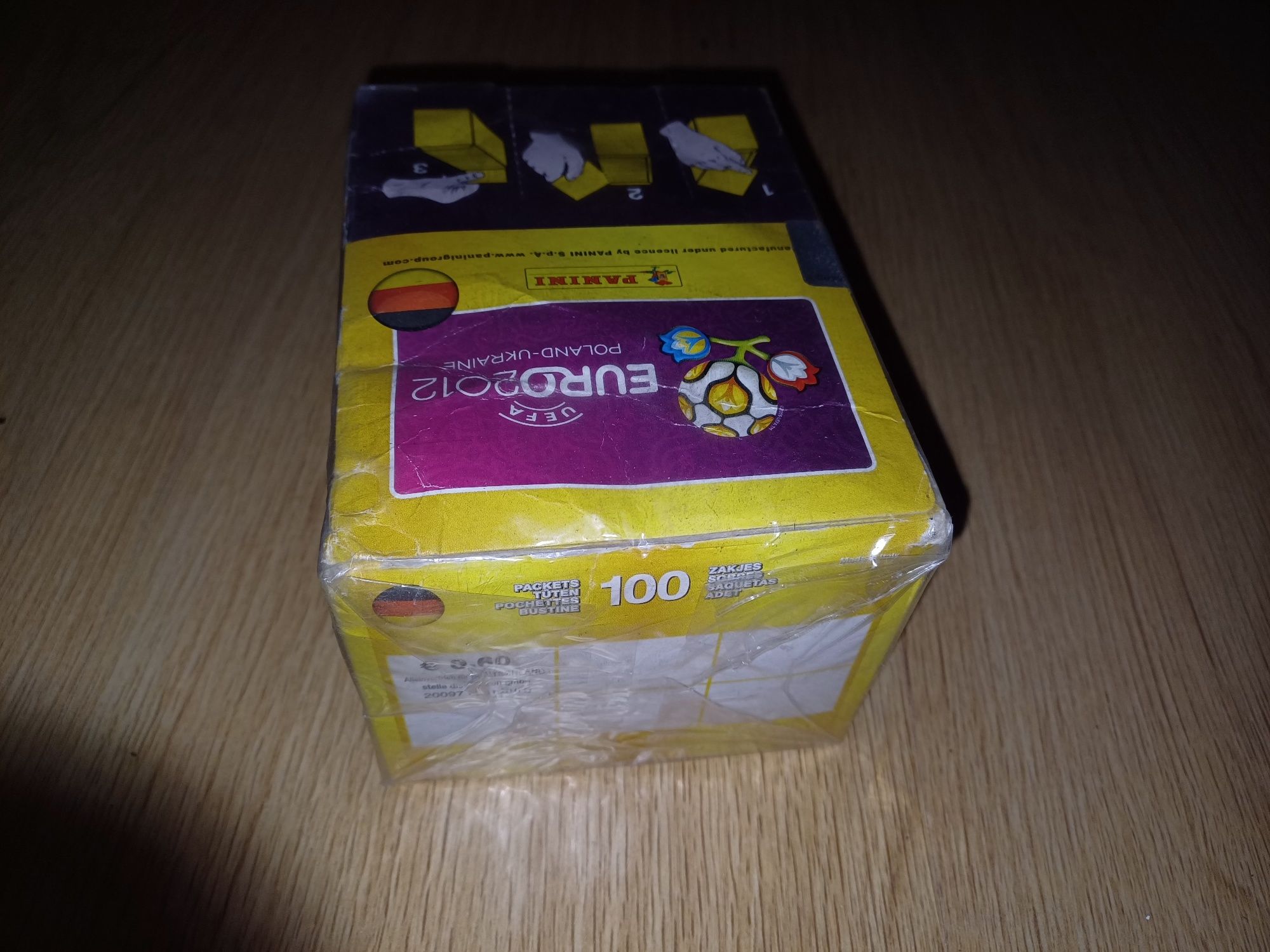 Caixa de cromos Pannini - Euro 2012 - EMISSÃO PARA ALEMANHA