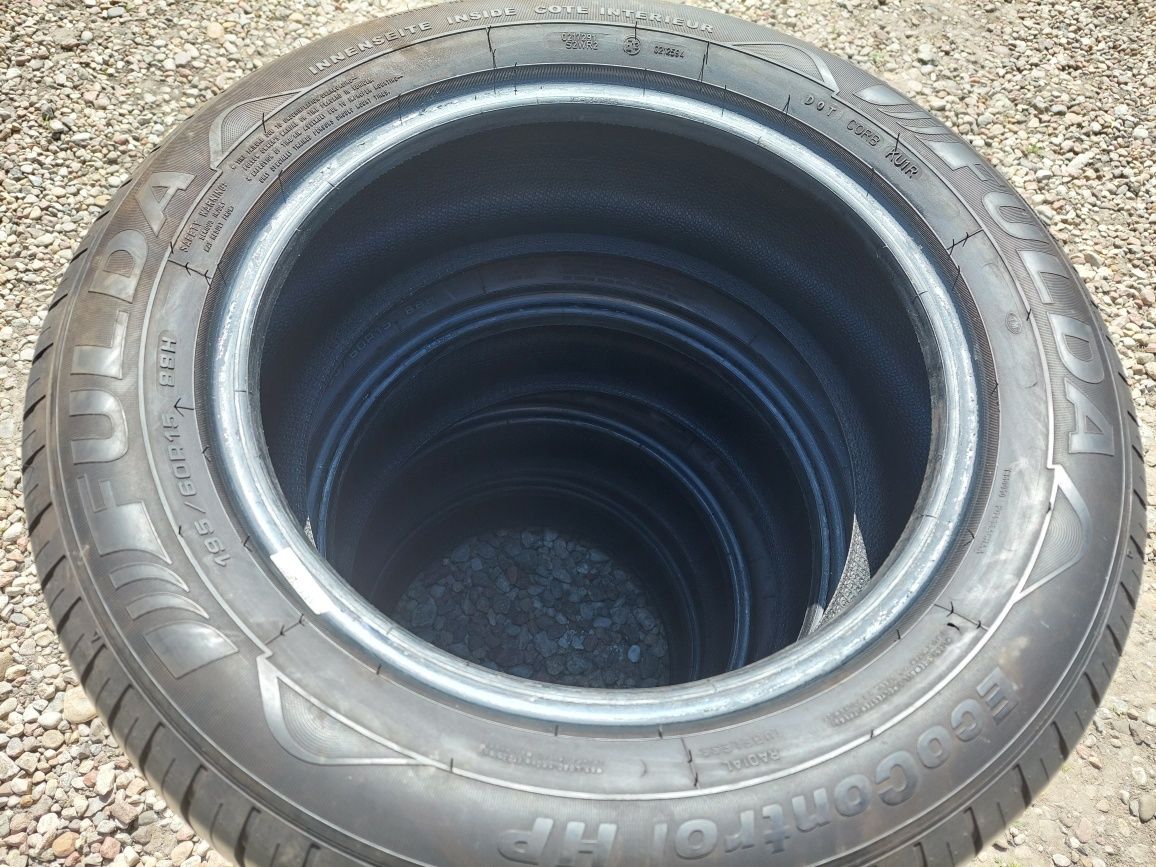 195/60r15 fulda Lato jak Nowe.