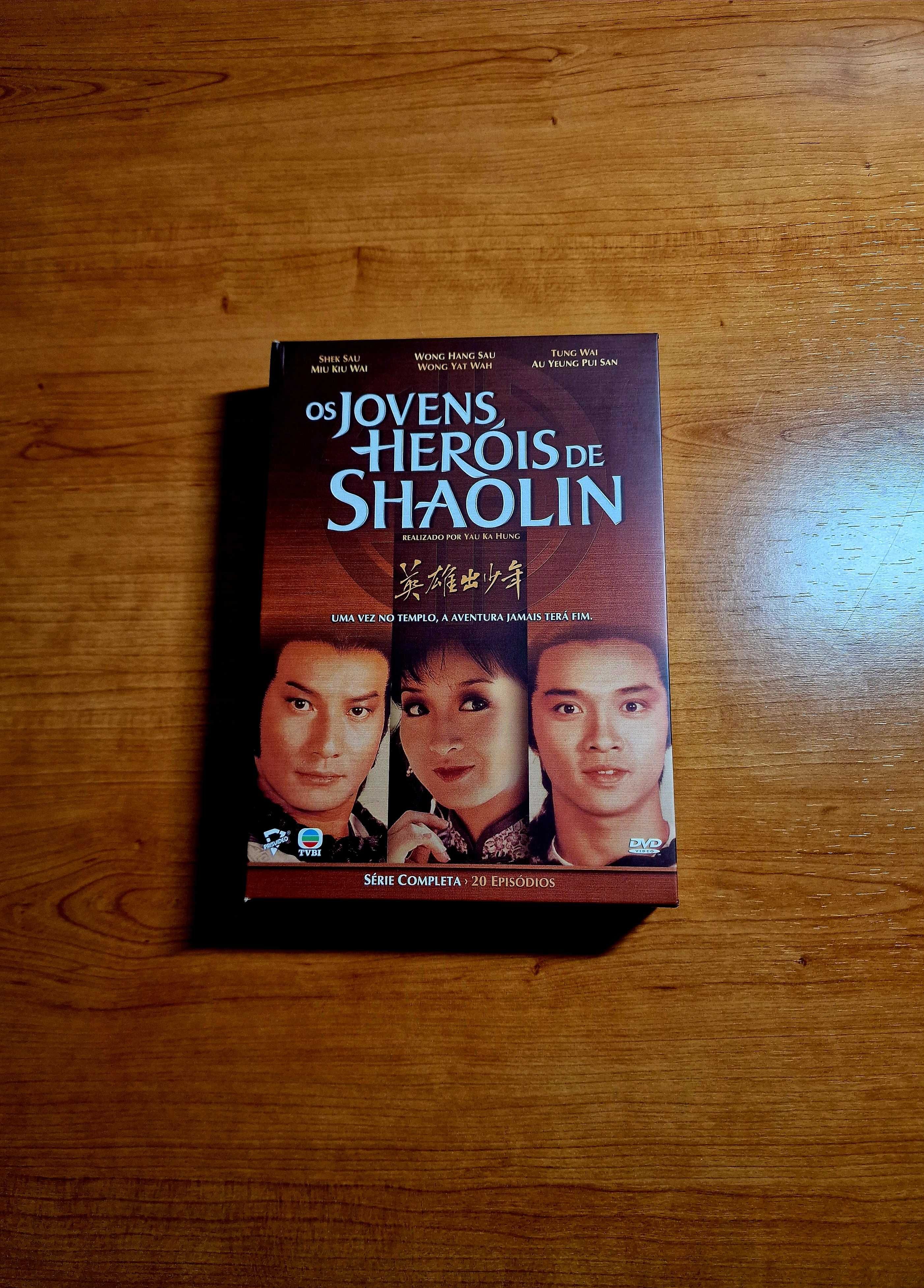 OS JOVENS HERÓIS DE SHAOLIN -Série Mítica Completa/20Episódios/5Discos