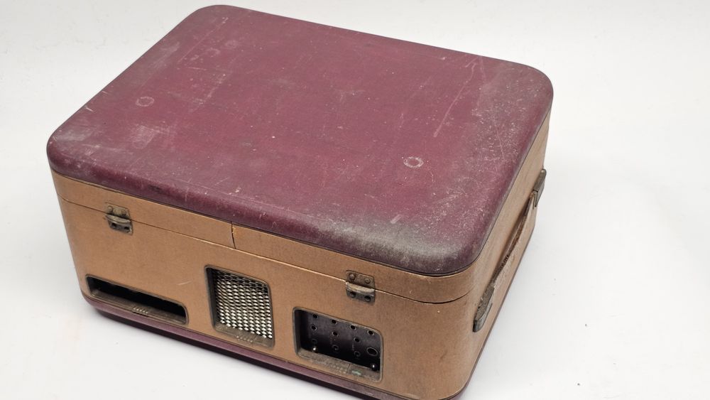 (Na chodzie) Pierwszy polski magnetofon szpulowy lampowy melodia PRL