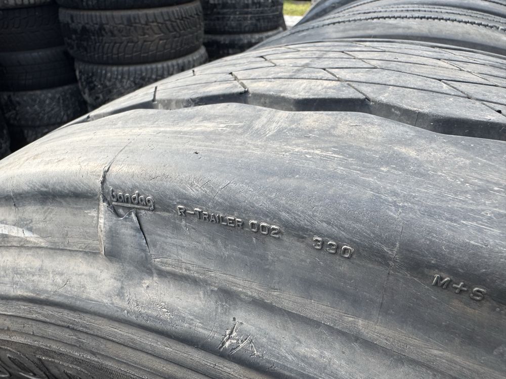 Шина 385/55 R22.5 Bridgestone ( remix bandag) причіп 1 шт