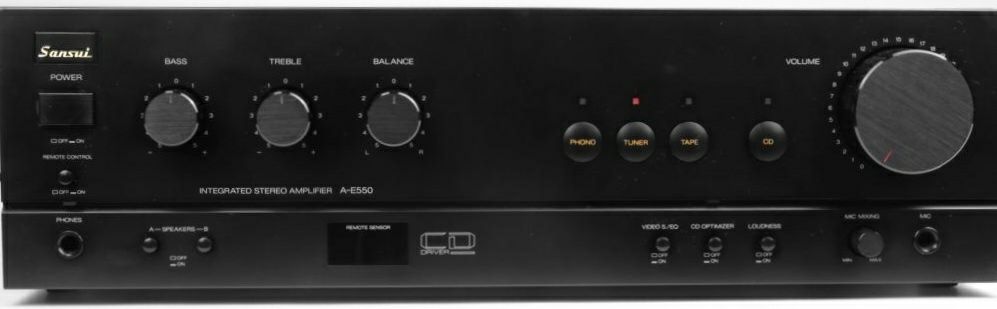 Sansui AE-550 - Wzmacniacz z serii HG - Sprawny, bardzo dobry stan